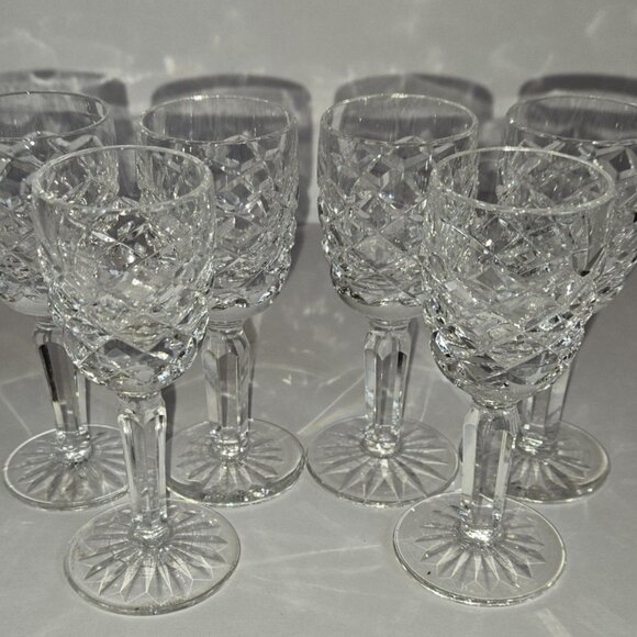 Set Of 6 Waterford Crystal Comeragh Liqueur/cordial Glasses - Picture 4 of 13